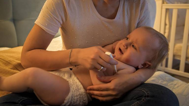 $!Pocos son los casos de fiebre en los niños.