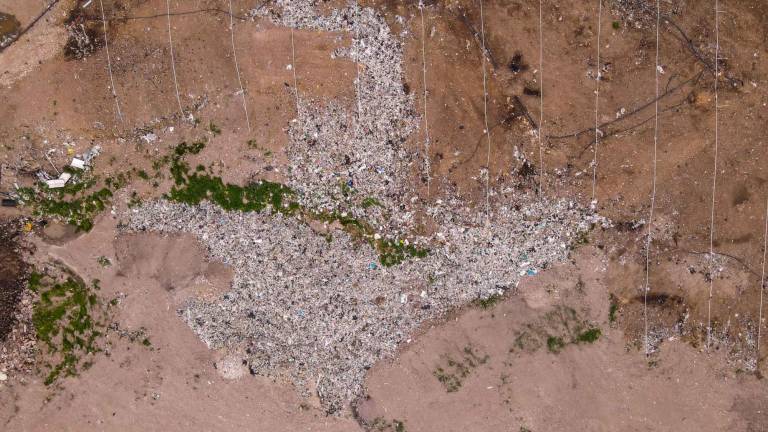 $!Toma aérea del basurero de México.