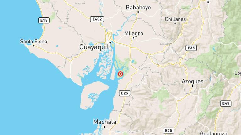 Sismo de magnitud 5,5 se registra en el cantón Naranjal, provincia del Guayas