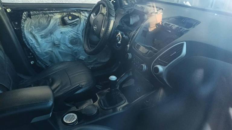 $!Así quedó el carro de Jhajaira Urresta tras presunto acto criminal.