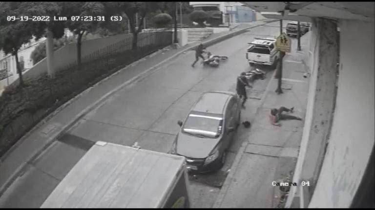 VIDEO: Momento en el que la Policía captura a los sicarios del fiscal Edgar Escobar