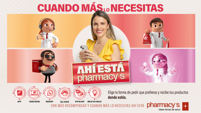 $!Pharmacy’s cuenta con varios canales virtuales para realizar compras como su página web, una APP y alianzas con aplicaciones delivery.