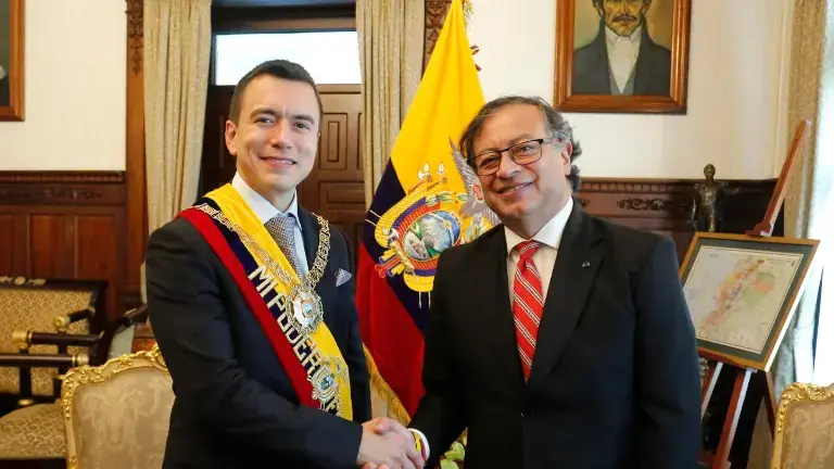 $!Daniel Noboa y Gustavo Petro protagonizan cruce de declaraciones.