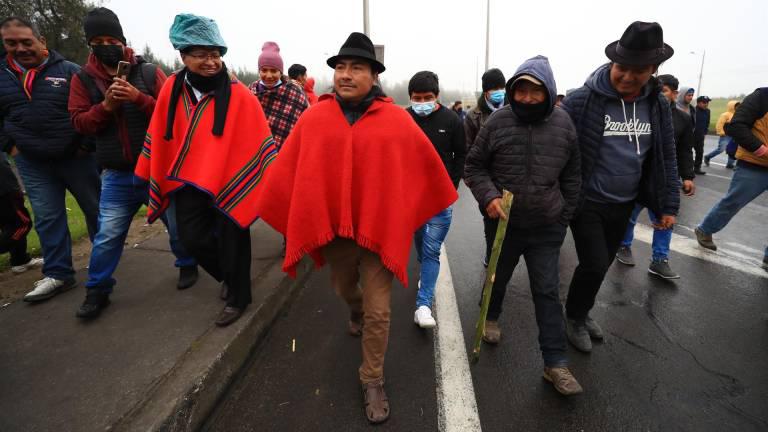 Leonidas Iza analiza movilizarse a Quito tras no recibir respuesta del Gobierno sobre sus 10 pedidos
