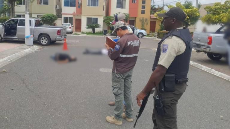 Hombre que murió en tiroteo dentro de una urbanización privada de Daule habría tenido una identidad suplantada