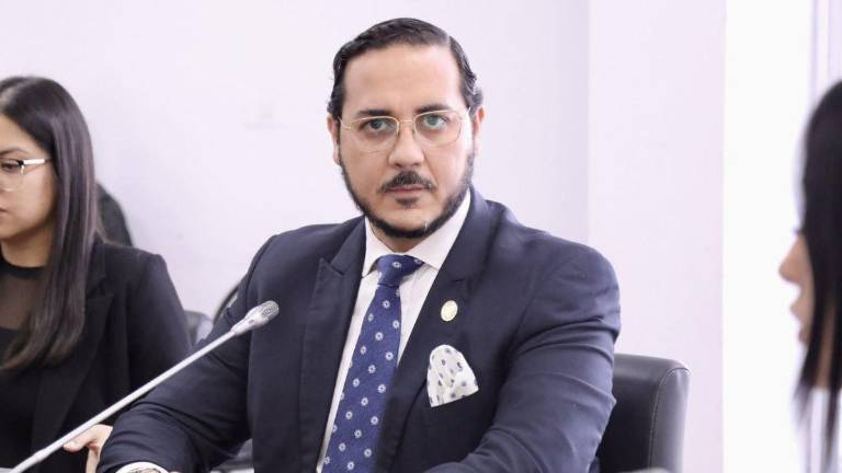 Fotografía que muestra al abogado David Norero, aspirante a la alcaldía de Guayaquil.