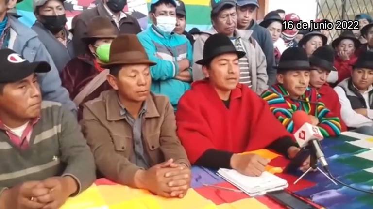 Protestas continuarán de manera indefinida, ratifica Leonidas Iza