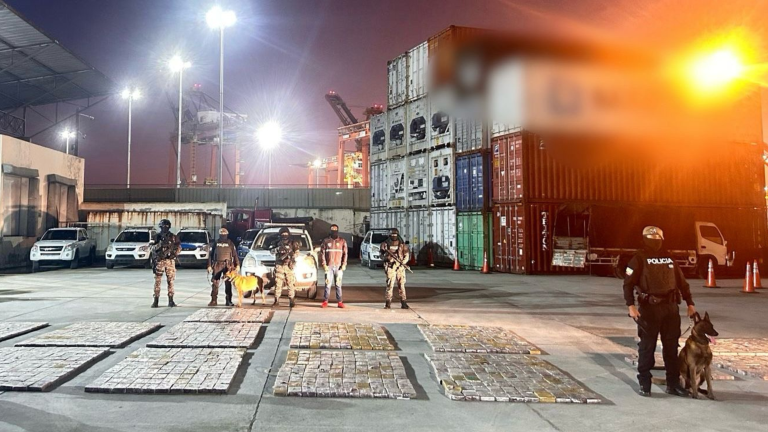 VIDEO | Policía incauta 1,5 toneladas de cocaína en Guayas con destino al Reino Unido