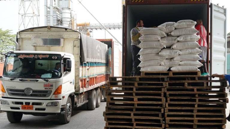 Ecuador exporta arroz hacia Centroamérica