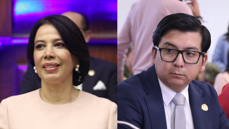 Cynthia Gellibert y Stalin Andino han ocupado cargos clave durante el primer mandato de Daniel Noboa.
