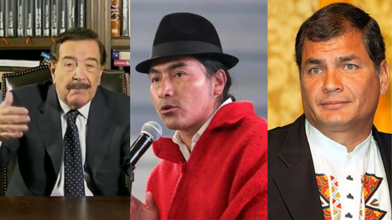 Así respondieron Nebot, Correa e Iza a Lasso, quien los acusó de ser triunviros de la conspiración en su contra