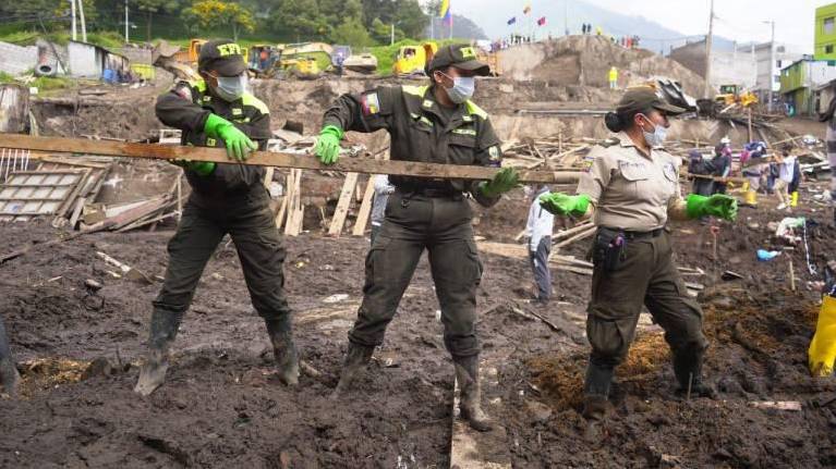 Recuperación de zona afectada por aluvión en Quito costará más de 8 millones de dólares