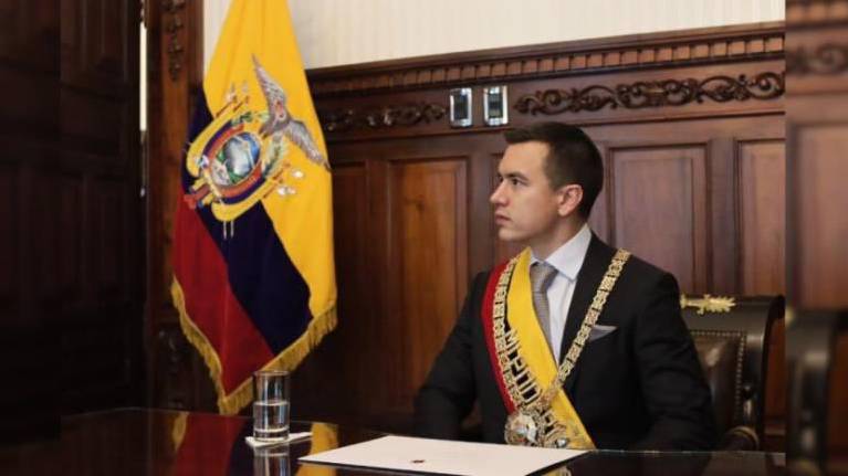 Daniel Noboa tomará posesión este 24 mayo para gobernar Ecuador hasta 2029.