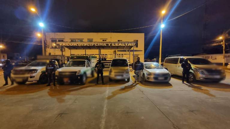 Fotografía de vehículos que fueron incauradsp