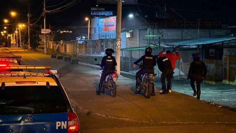 Ecuador cumple 10 días de toque de queda con 487 detenidos relacionados a estructuras criminales