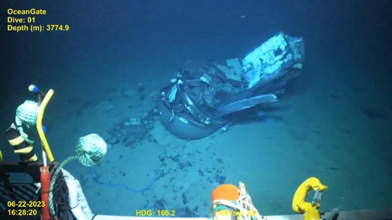 Revelan audio que habría captado la implosión del submarino Titán en el fondo del océano Atlántico