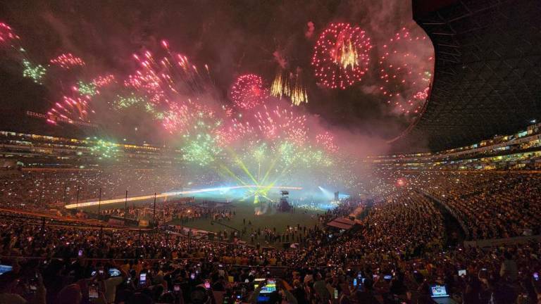 Imagen del show de la noche amarilla 2023.