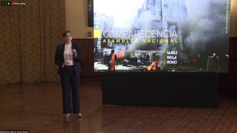 Se presentan pruebas de cargo y descargo durante juicio político contra ministra María Paula Romo por disturbios de 2019