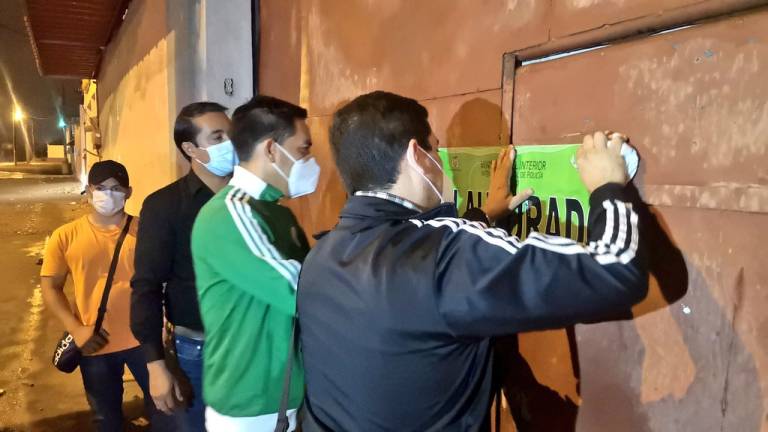 Un prostíbulo, varias licorerías y una cancha de vóleibol fueron clausurados en Machala