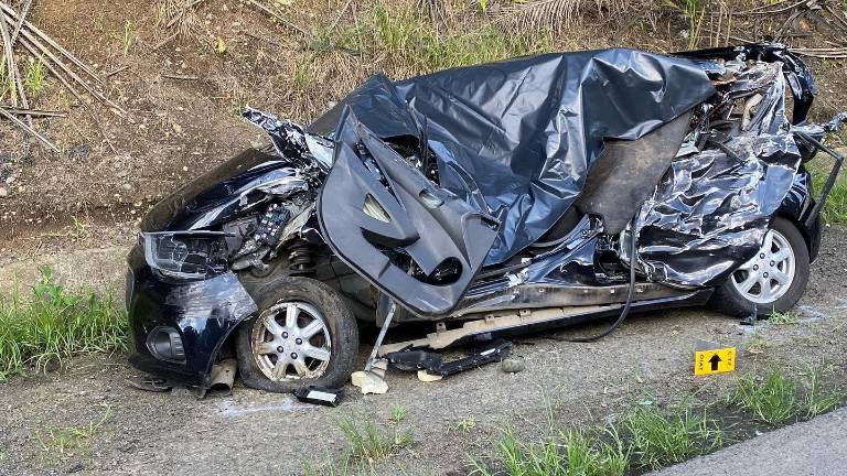 Muere un policía en fatal accidente de tránsito en la vía Ventanas - Quevedo