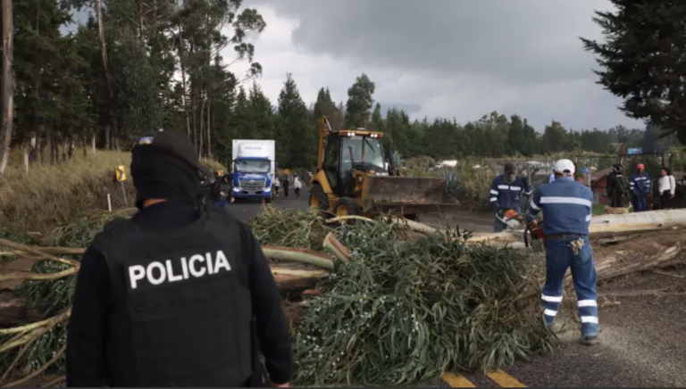 $!Remoción de obstáculos en las vías.