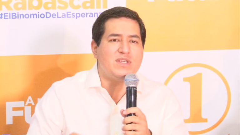 Arauz denuncia intentos de retrasar segunda vuelta en Ecuador