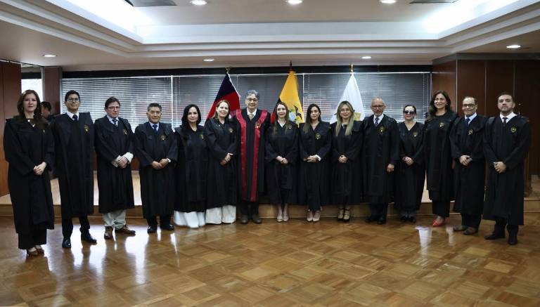 $!Presentación de las nuevas autoridades de la Corte Nacional de Justicia (CNJ).