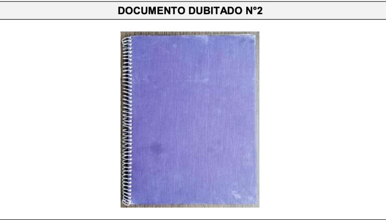 $!Cuaderno de tapa morada mostrado en la audiencia por presunto lavado de activos Blanqueo Fito.