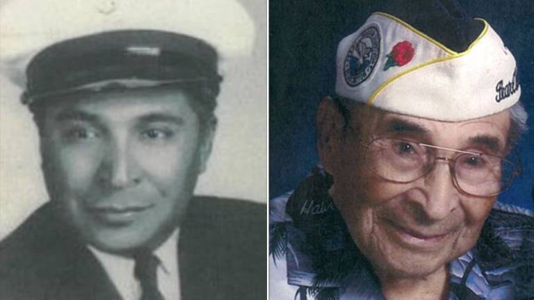 El sobreviviente más longevo de Pearl Harbor va al gimnasio