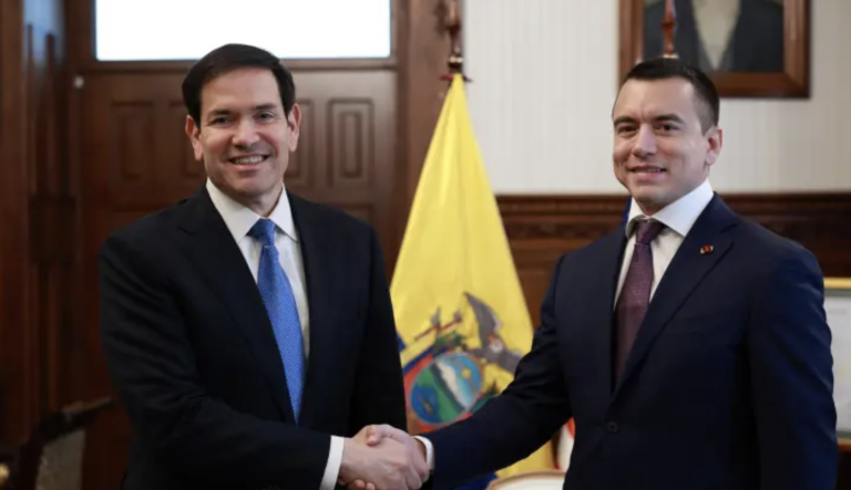 $!Visita de Marco Rubio a Ecuador.