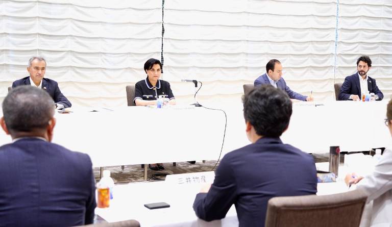 $!Sommerfeld reunida con la Federación Empresarial de Japón.