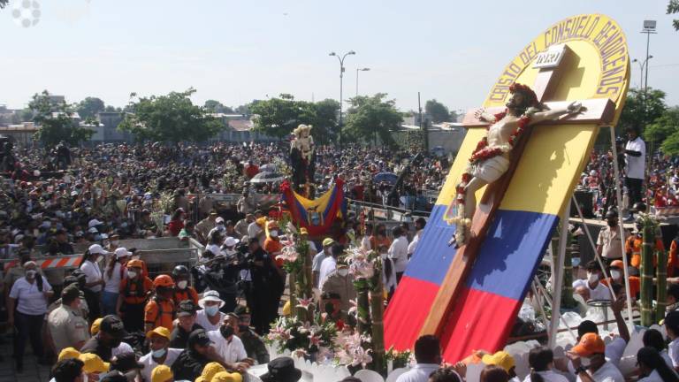 Ecuador reanuda las tradicionales procesiones de Viernes Santo suspendidas por la pandemia