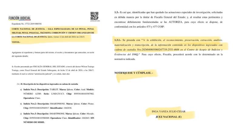 $!Fiscalía extraerá información de los celulares y tablet de Jorge Glas