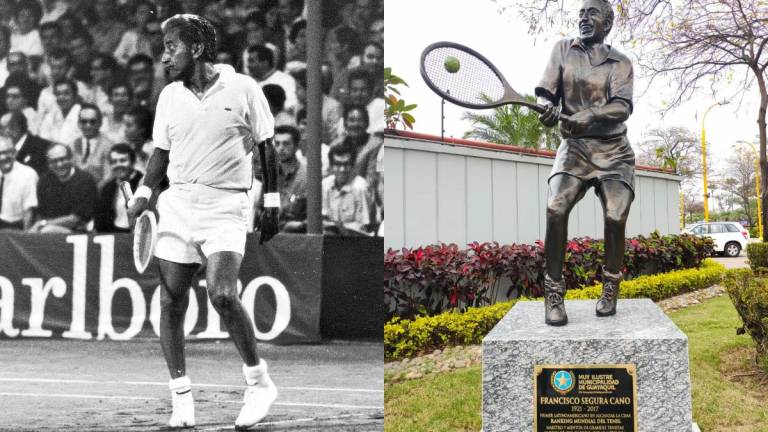 Pancho Segura, leyenda del tenis mundial, ahora tiene su propio monumento en Guayaquil