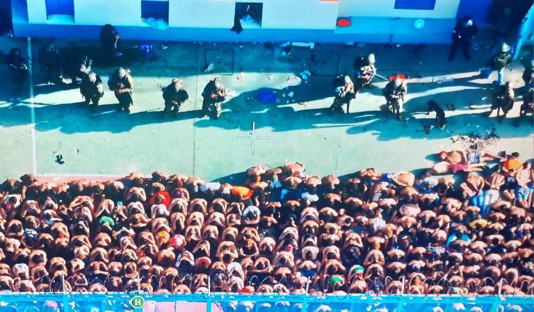 $!Militares y policías retoman el control en las cárceles: difunden imágenes dentro de la Penitenciaría