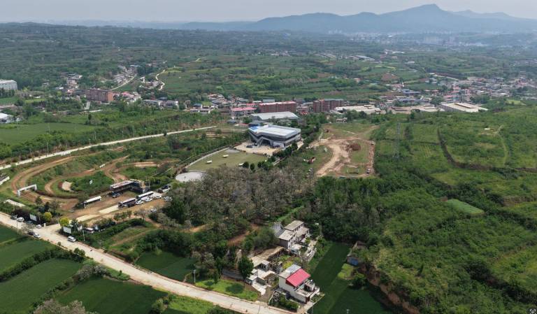 $!Vista panorámica de unas instalaciones de BYD en China.
