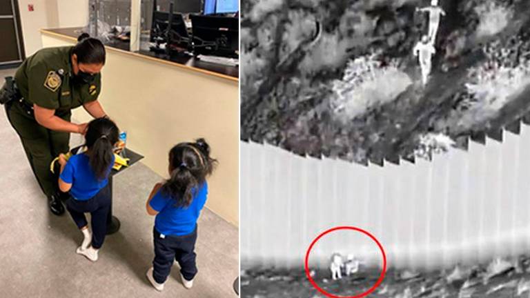 Niñas ecuatorianas que fueron lanzadas del muro fronterizo con Estados Unidos están bien de salud