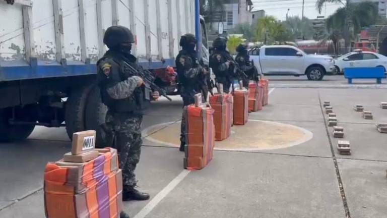Incautan 1,2 toneladas de cocaína en Puerto Bolívar que tenían como destino Reino Unido