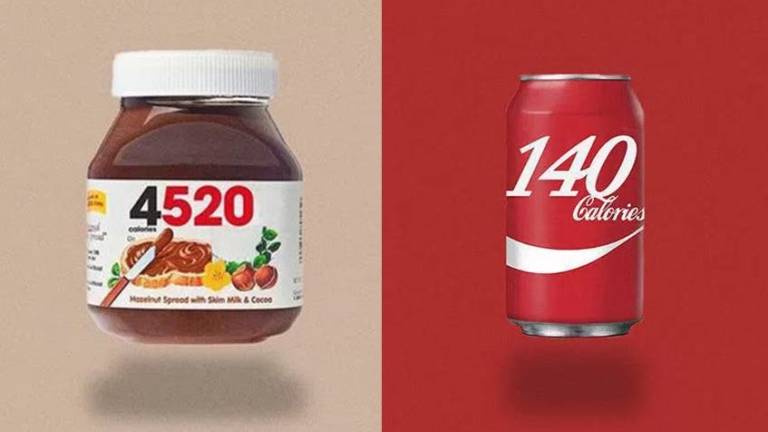 ¿Te comerías estos productos si el logo mostrara sus calorías?