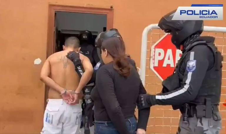 $!La Policía desarticula una red que extorsionaba a comerciantes desde una cárcel de Guayaquil