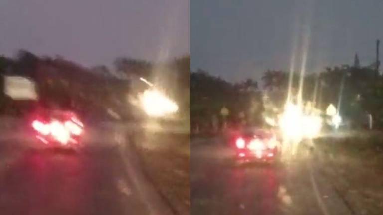 Captan el momento exacto en que un carro ocasiona un accidente con un tráiler en Ventanas