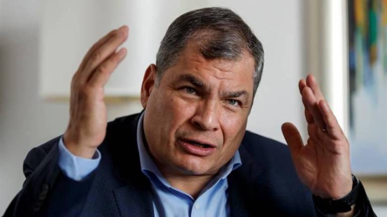Rafael Correa reacciona al Caso Purga y afirma que todo es un show.