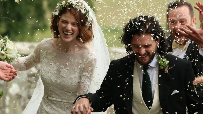 Kit Harington y Rose Leslie, de "Juego de Tronos", se casaron