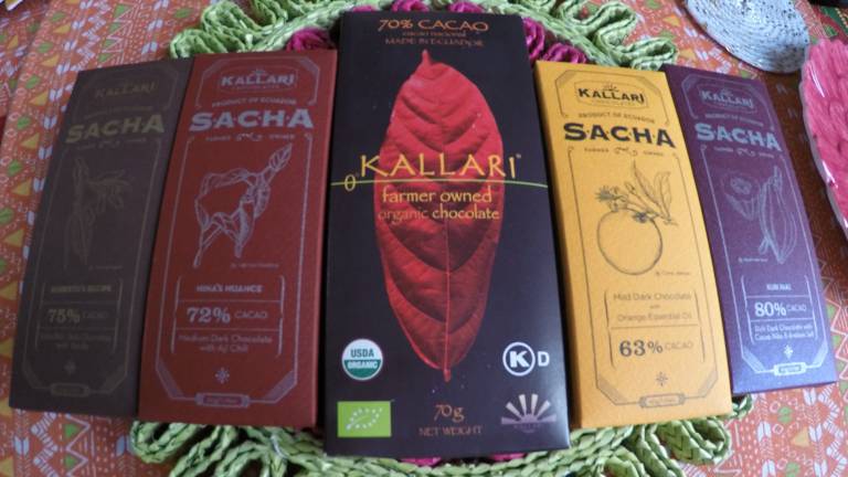 Chocolate de exportación con cacao orgánico de la Amazonía ecuatoriana