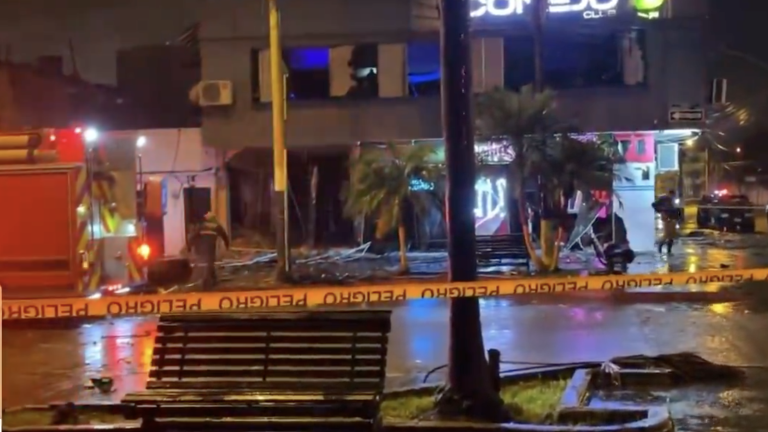 Atentado con explosivo en discoteca de Machala deja cuatro heridos y graves daños en la zona rosa