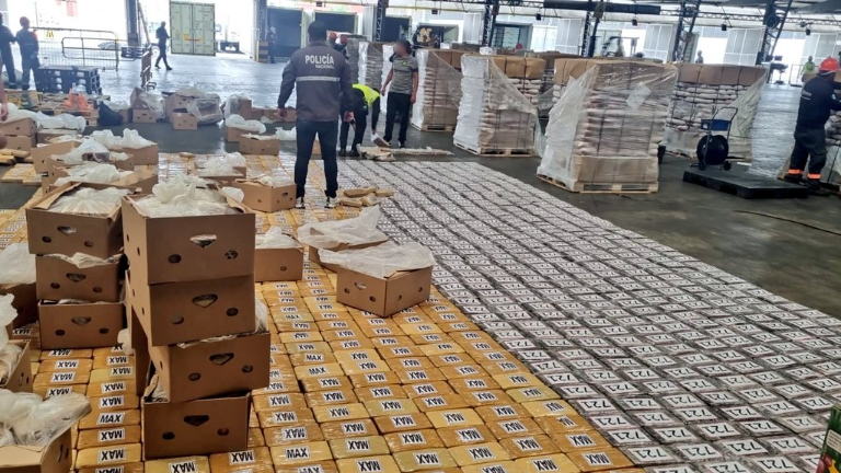 Cuatro toneladas de droga son halladas por la Policía en un contenedor que iba a Alemania