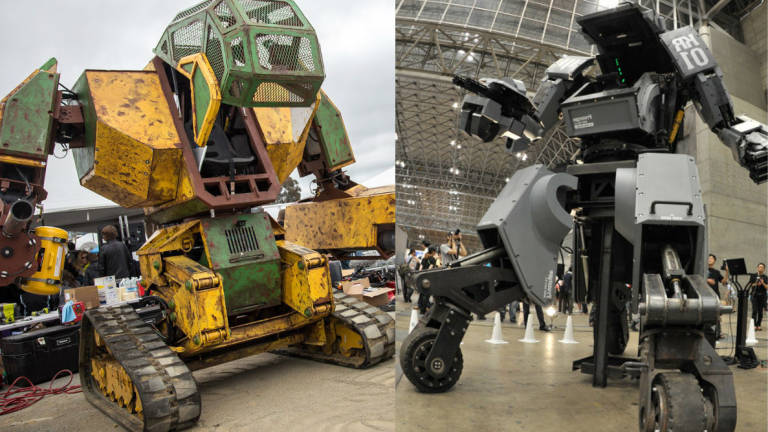 Duelo de titanes entre robots gigantes de Japón y EE.UU.