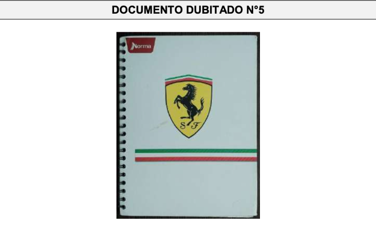 $!Cuaderno de tapa blanca mostrado en la audiencia por presunto lavado de activos Blanqueo Fito.