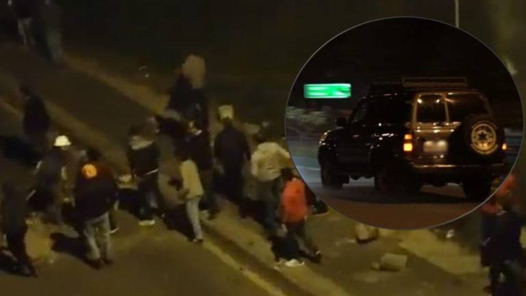 Fiscalía anuncia acciones tras intento de atropello a manifestantes y disparos en Tumbaco