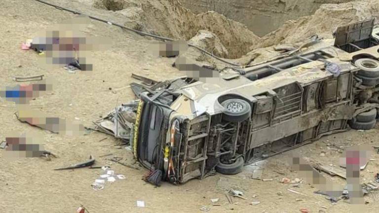 Al menos 25 muertos en accidente de bus en el norte de Perú